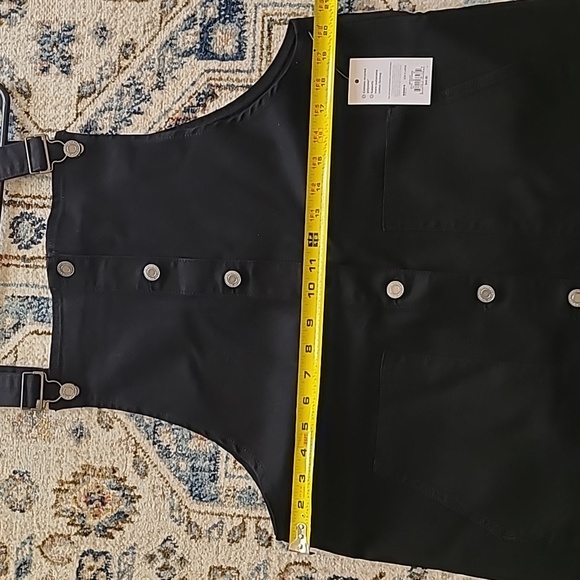 SO BRAND WOMENS JUNIOR BLACK JUMPER/PENAFORE FRONT BUTTON SIZE XL - Picture 10 of 15